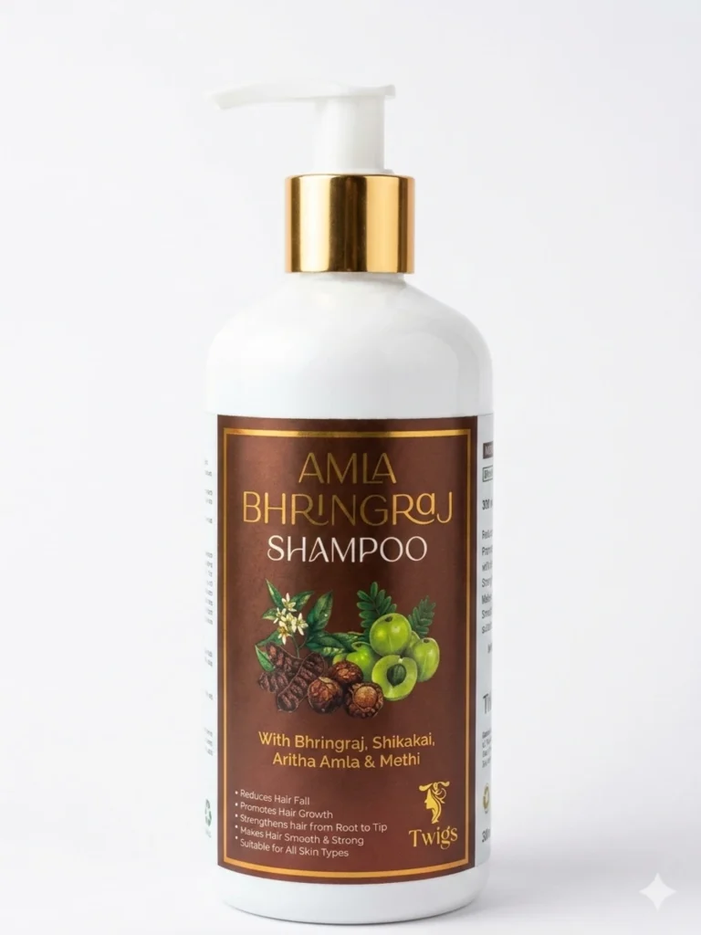 TWIGS Amla Bhringraj Shampoo for Hair Growth & Hair Fall Control (300 ml)
