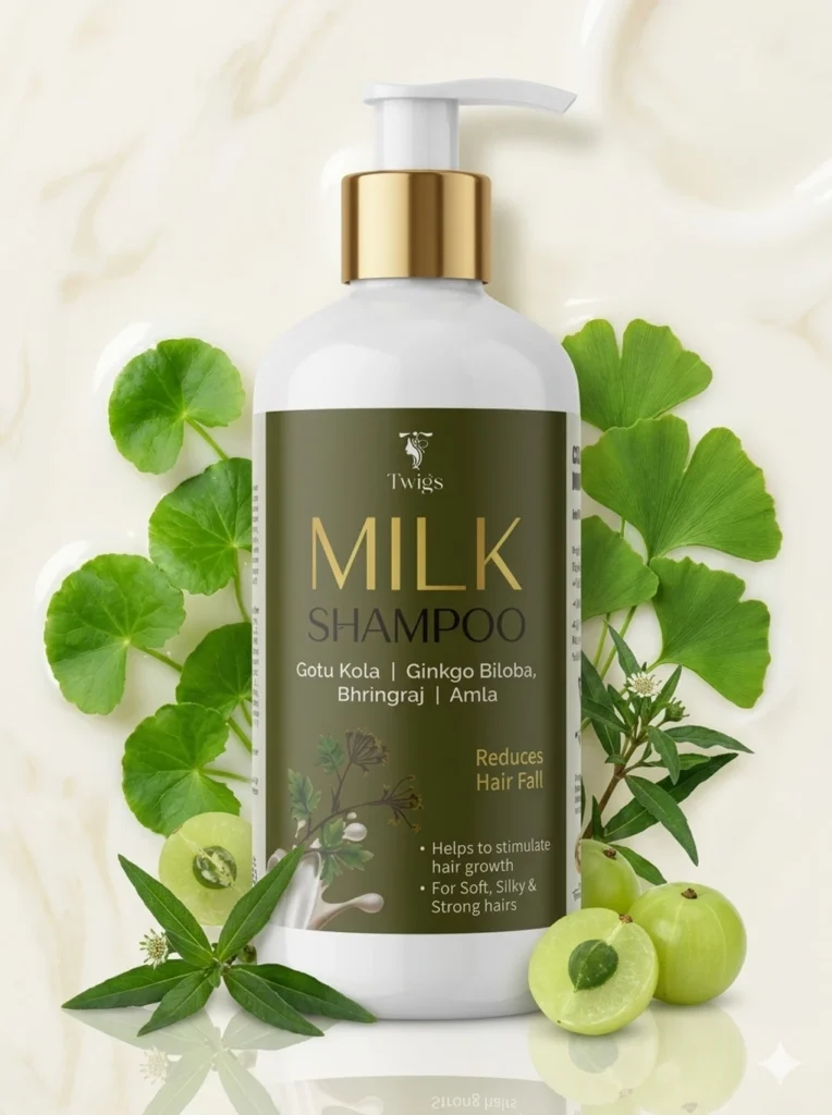 TWIGS Milk Shampoo For Hairfall Control (300 ml)